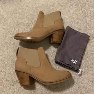 H&M Leather Boots 9.5